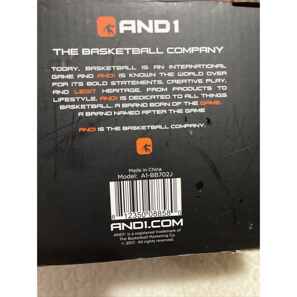 AND1 Xcelerate Rubber Basketball Fantom Official Streetball Size 29.5” Brand New - Picture 2 of 5